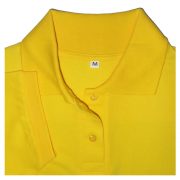 рубашка поло женская реальный вид желтая