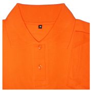 рубашка поло женская реальный вид оранжевая