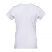 Женская футболка для сублимации, цвет белый, вид со спины