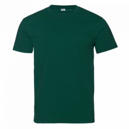 футболка высокой плотности темно-зеленая лицевая сторона