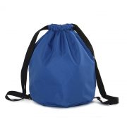рюкзак-мешок без подклада затягивающийся на стропу-лямку обратная сторона цвет синий